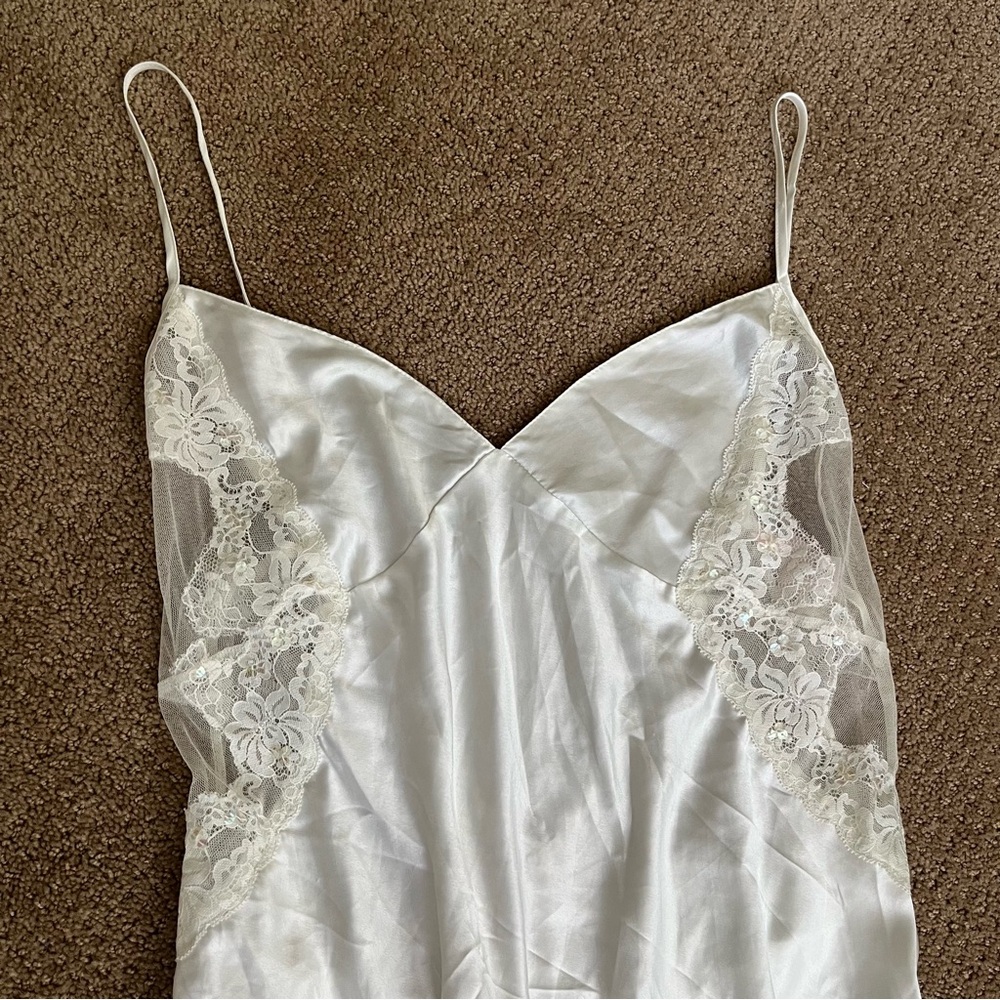 Victoria’s Secret Midi Satin and Sequin Slip Lingerie